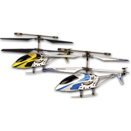 Swann Air Duel Twin Pack of Gyro Balanced Remote Controlled Helicopters