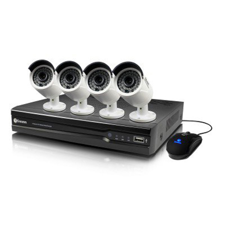 Swann Professional HD Security System, Includes NVR with 2TB HDD, 4x Cameras