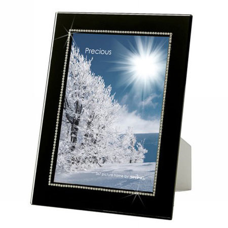 Swing Precious Glass 5x7in Photo Frame High Gloss Black