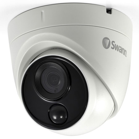 Swann 4K Ultra HD Indoor/Outdoor Dome Home Security Camera with Heat and Motion Sensor