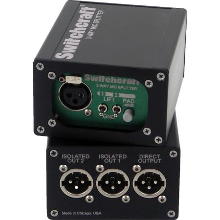 Switchcraft Single Channel Mic Splitter, Custom Transformer