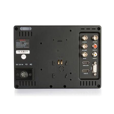 SWIT Electronics S-1071H 7" 3G/HD/SD-SDI/HDMI/CVBS On-Camera LED Monitor with Either V-Mount or Gold Mount or DV Mount Battery Plate, 1024x600