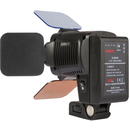 SWIT Electronics 23W Chip Array LED On-Camera Light w/Sony BP-U Plate