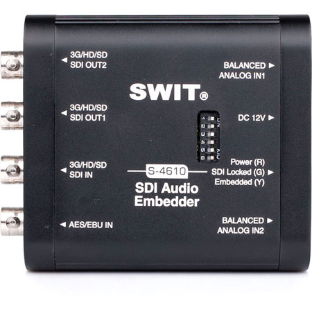 SWIT Electronics Portable Audio 3G to SDI Embedder