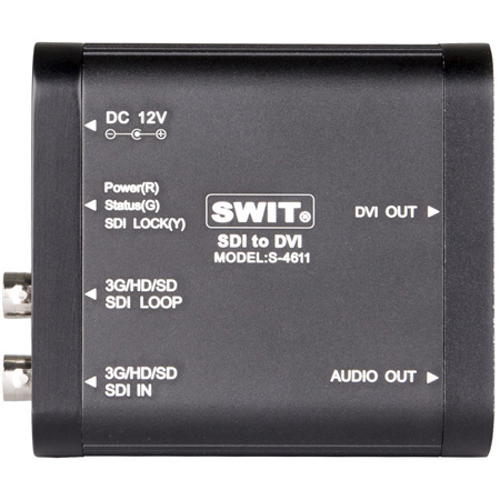 SWIT Electronics S-4611 3G/HD/SD-SDI to DVI Converter