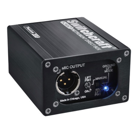 Switchcraft Custom Transformer Instrument Direct Box, 48V Remote Ground Lift