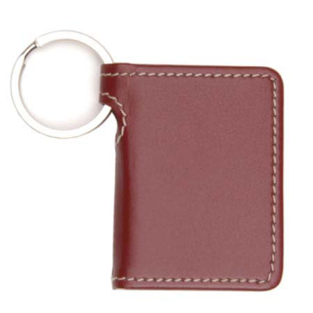Swing Key Chain Plastic 2in x 3in Photo Holder, Red