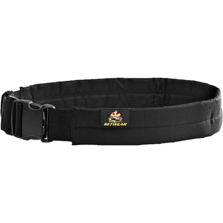 SetWear 2" Padded Belt, Small/Medium, Black