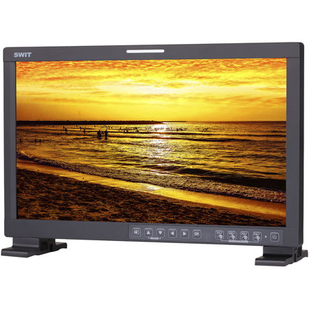 SWIT Electronics FM-17 17.3" Film Production LED Monitor, V-Mount Battery Plate