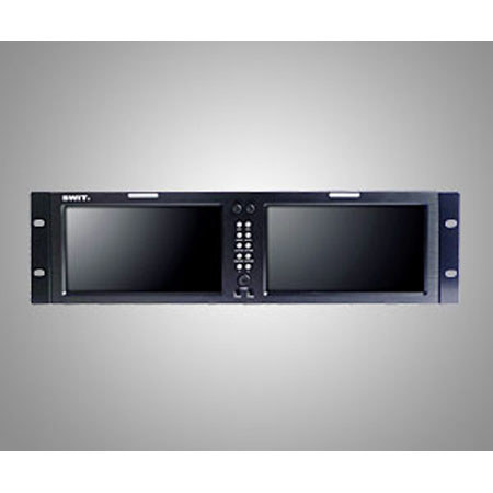 SWIT M-1080F 8 inch x 2 LCD Monitor, PAL/NTSC/SECAM