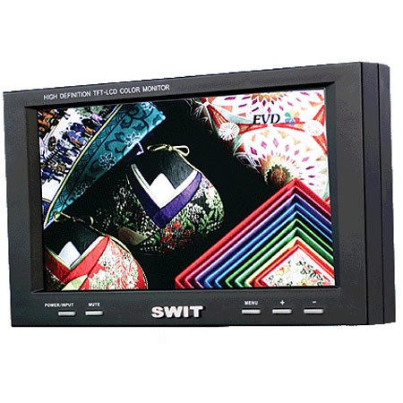 SWIT S-1080BS 8in LCD Monitor,Sony V-Lock Battery Mount