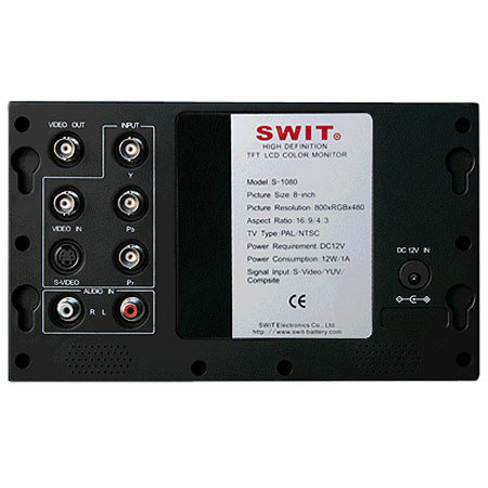 SWIT S-1080F 8in LCD Monitor HDMI Sony V-Lock Mount