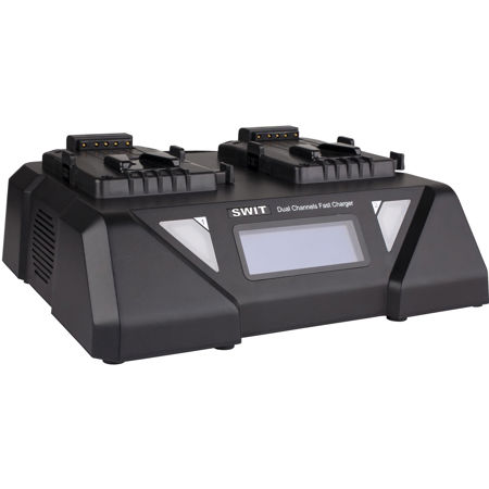 SWIT Electronics S-3812S 6A 2-Ch Fast Charger for Li-ion and Digital Batteries