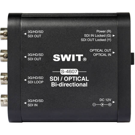SWIT S-4607 Bi-directional Optical/SDI Converter