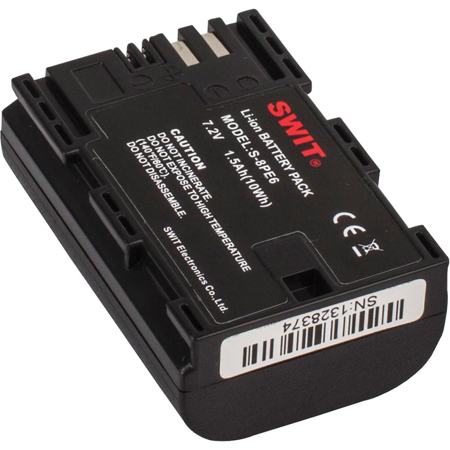 SWIT Electronics SWIT S-8PE6 Replacement 7.2V, 11Wh Li-ion Battery f/Canon LP-E6
