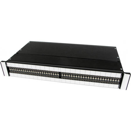 Switchcraft EZ Norm 2RU Programmable Patchbay, 3-Pin I/O, Programmable Grounds