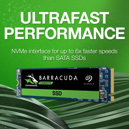 Seagate BarraCuda 510 1TB M.2 PCIe NVMe Internal SSD