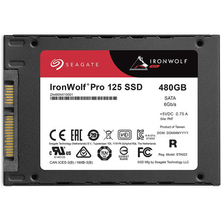 Seagate IronWolf Pro 125 480GB SATA III 2.5" Internal SSD