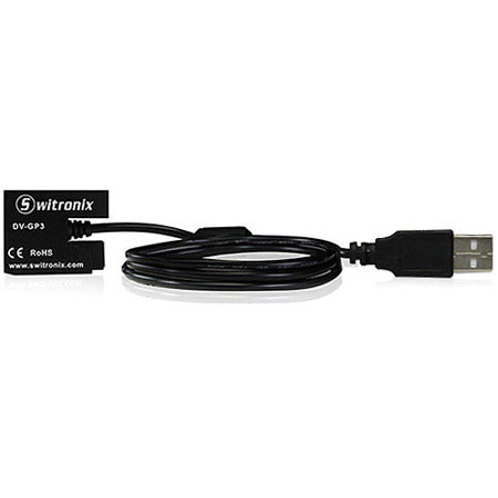 Core SWX 10' Battery Eliminator USB Power Cable for GoPro HERO3 and HERO3+, 5V USB Input