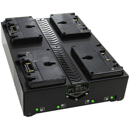 Core SWX Fleet Micro 4-Position Lithium-Ion Charger, Anton/Bauer Battery Packs