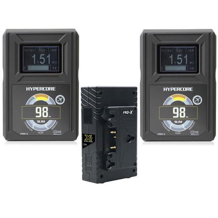 Core SWX Hypercore Slim 98 Gold Mount 2-Battery Kit with X2 2-Battery Charger