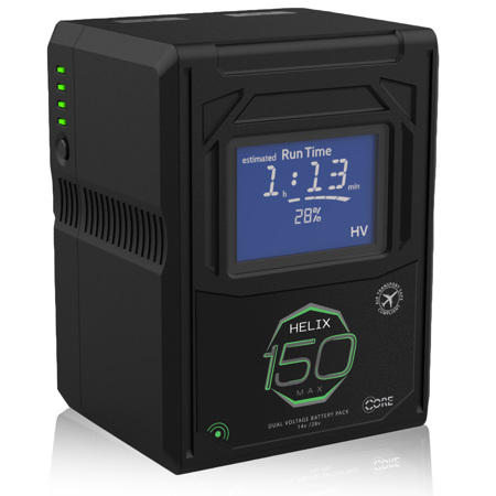 Core SWX Helix Max 150 148Wh Dual Voltage V-Mount Li-Ion Battery