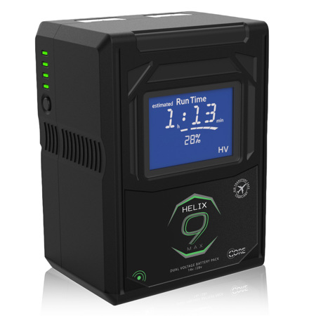 Core SWX Helix 9 Max 98Wh 14.8V V-Mount Lithium-Ion Battery Pack