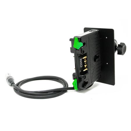 Core SWX Helix Gold-Mount Plate with Light Stand Clamp, 24" 4-Pin XLR Output