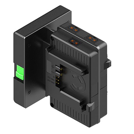 Core SWX Helix Dual B-Mount Sharkfin Hot Swap Battery Plate