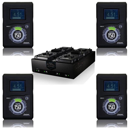 Batterie Switronix Core SWX Hypercore 150 V-Lock + Chargeur Et Support - Pour Caméra DSLR