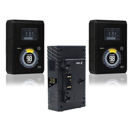 Core SWX Hypercore 98 2-Battery Gold Mount Kit with X2 Charger