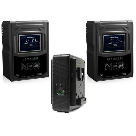 Core SWX 2x Hypercore NEO-150S V-Mount Mini Batteries, Bundle w/GPM-X2S Charger