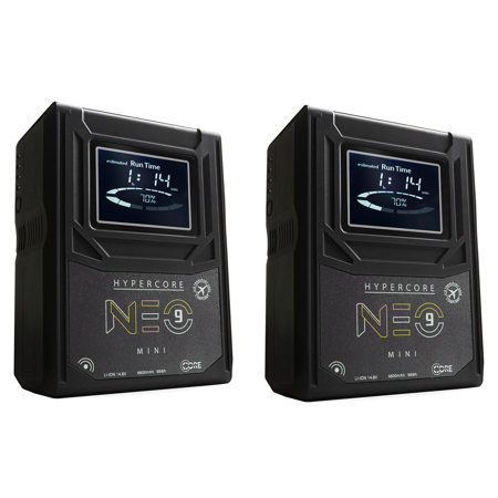 Core SWX Hypercore NEO 9 Mini 98Wh 3-Stud Gold-Mount Lithium-Ion Battery, 2-Pack