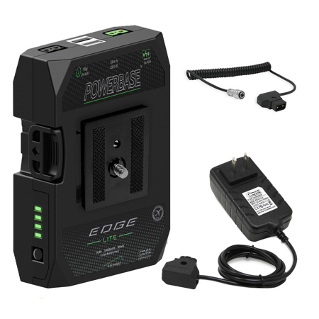 Core SWX PowerBase Edge Lite 49Wh Battery Pack w/Charger, Cable for Blackmagic