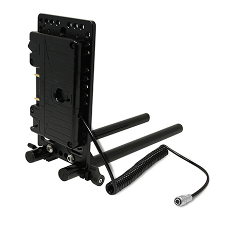 Core SWX 15mm Rail Mount Cheese Plate with 3-Stud Battery Plate for BMPCC 4K/6K