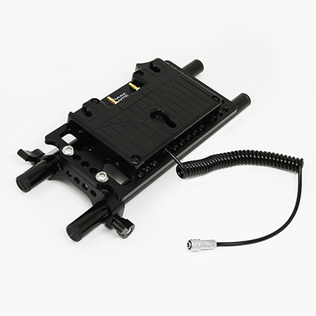 Core SWX 15mm Rail Mount Cheese Plate with 3-Stud Battery Plate for BMPCC 4K/6K