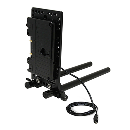 Core SWX 15mm Rail Mount Cheese Plate with 3-Stud Battery Plate & 18" 8V Cable