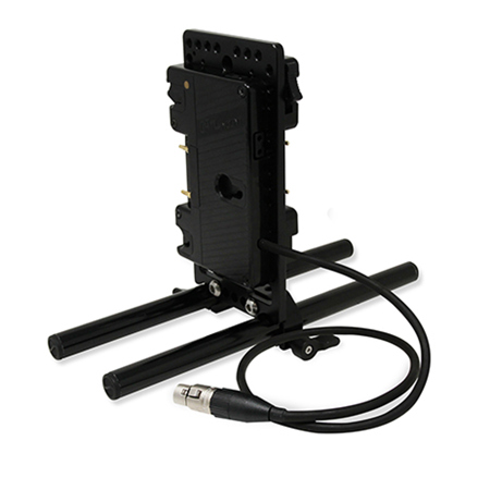Core SWX Dual Gold Mount Battery Plate with 15mm LWS Rod Clamp & 4-Pin XLR Cable
