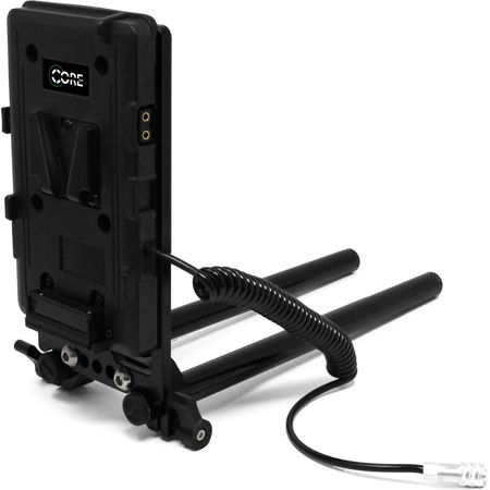 Core SWX 15mm Rail Mount Cheese Plate with V-Mount Battery Plate for BMPCC 4K/6K
