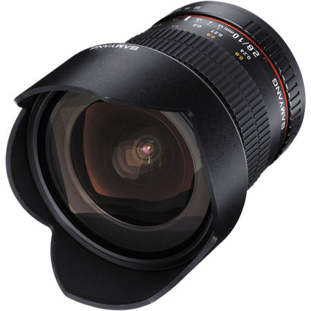 Samyang 10mm f/2.8 ED AS NCS CS Lens for Samsung NX Mount, Manual Focus