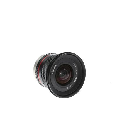 USED Samyang 12mm F2.0 NCS CS Ultra Wide, Manual Focus Lens for