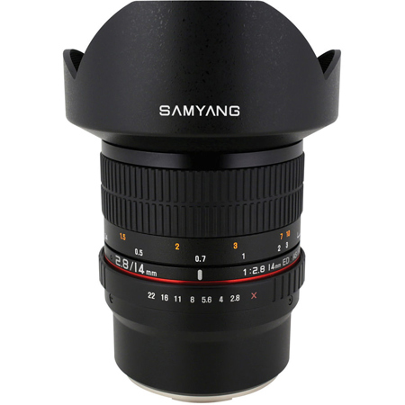 Samyang 14mm Ultra Wide-Angle f/2.8 IF ED UMC Manual Focus for Micro 4/3 Cameras