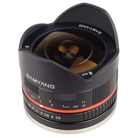 Samyang 8mm f/2.8 UMC Wide-Angle Fisheye, Manual Focus Lens for Fujifilm X Mount