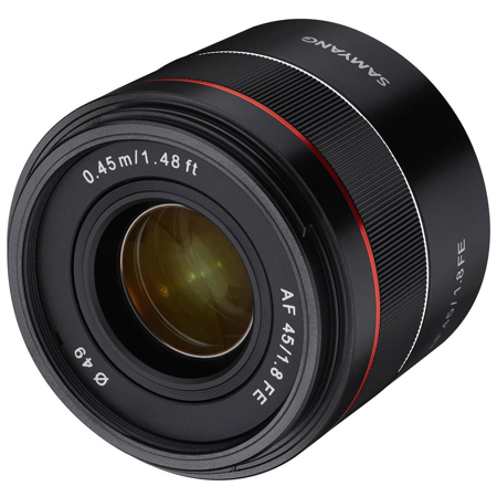 SAMYANG AF 45mm F1.8 FE レンズ週末限定特価 Samyang 45mm f/1.8 FE Lens for Sony E SYIO45AF-E
