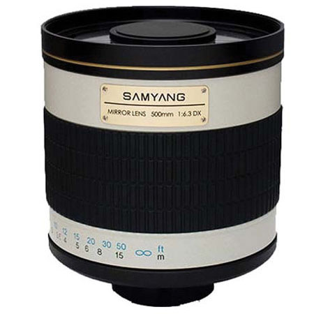Samyang 500mm f/6.3 Mirror Lens, White