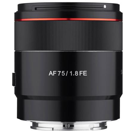 Samyang 75mm F1.8 Auto Focus Compact Full Frame Lens for Sony E