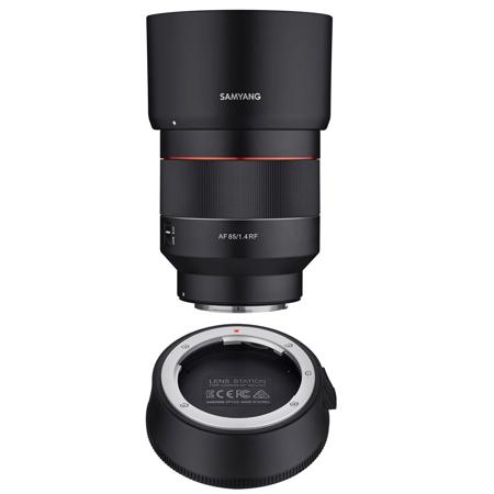 Samyang 85mm f/1.4 Auto Focus Lens for Canon RF with Lens Station