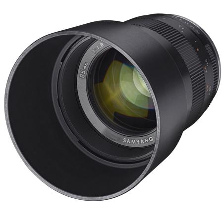 Samyang 85mm f/1.8 Manual Focus Lens for Canon EOS M Series Cameras - Black