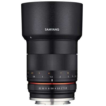 Samyang 85mm f/1.8 Manual Focus Lens f/Sony E Mount Nex Series Cameras - Black