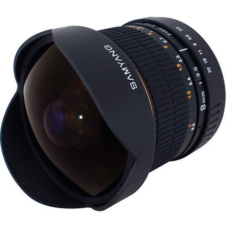Samyang 8mm f/3.5 Fisheye Lens for f/Four Thirds System